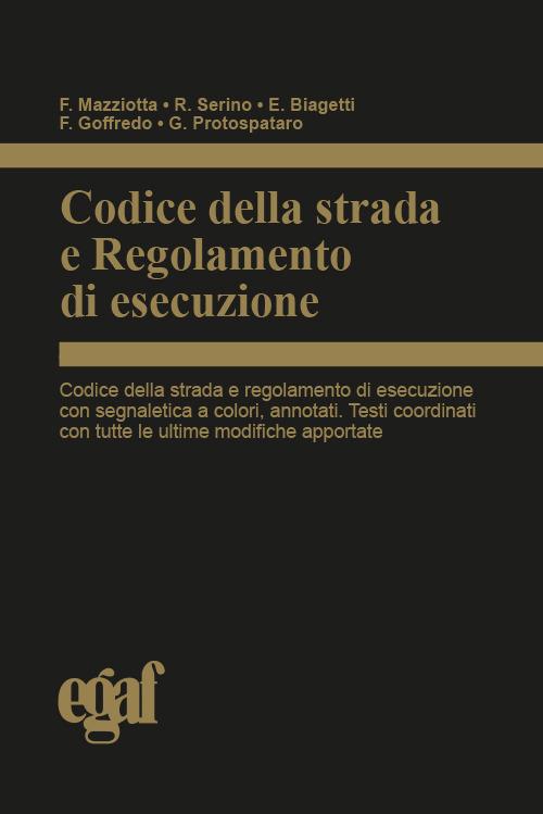 Codice della strada e regolamento di esecuzione - copertina