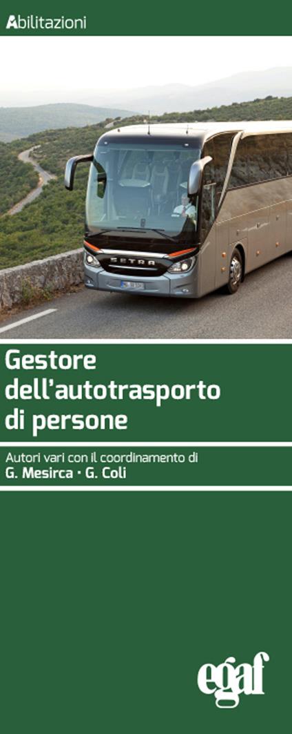 Gestore dell'autotrasporto di persone - copertina