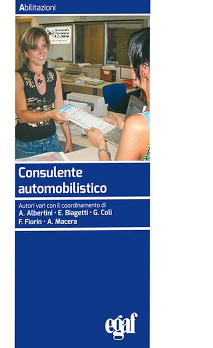 Consulente automobilistico - copertina