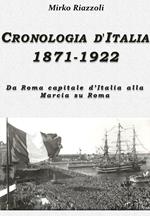 Cronologia d'Italia 1871-1922. Da Roma capitale d'Italia alla Marcia su Roma