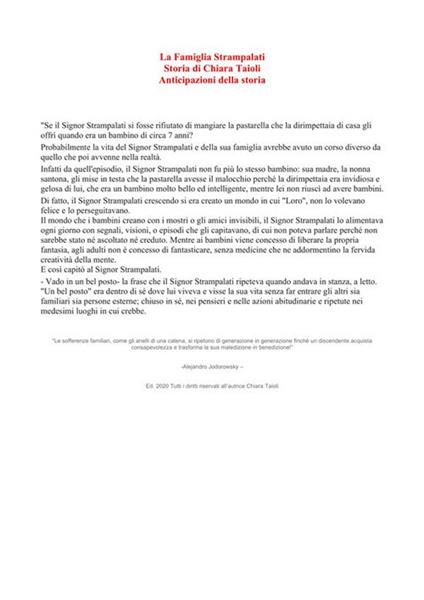 La famiglia Strampalati. Anticipazioni - Chiara Taioli - ebook