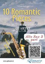 10 (Easy) Romantic Pieces for Alto Sax Quartet (ALTO 3)