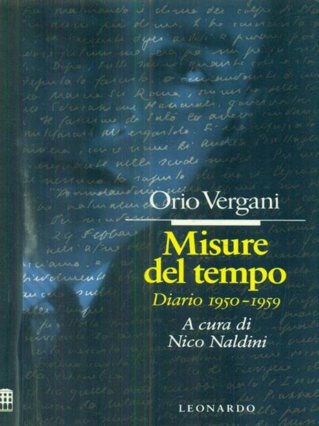 Diario (1950-1959) - Orio Vergani - copertina