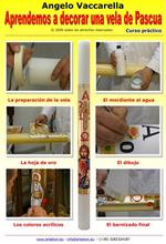 Aprender a decorar una vela de pascua