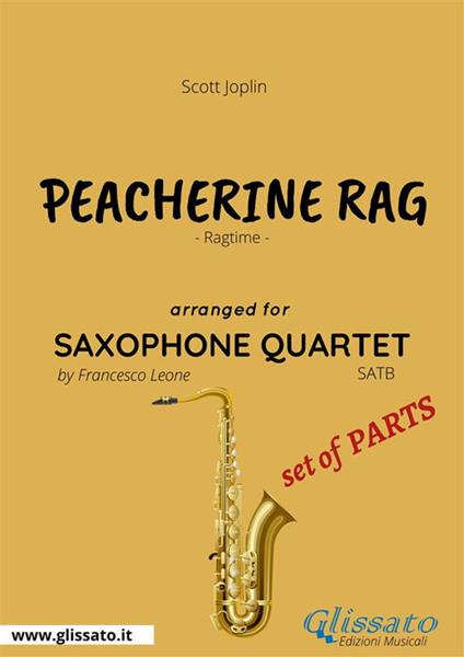 Peacherine rag. Ragtime. Saxophone quartet set of parts. Parti - Scott Joplin - ebook