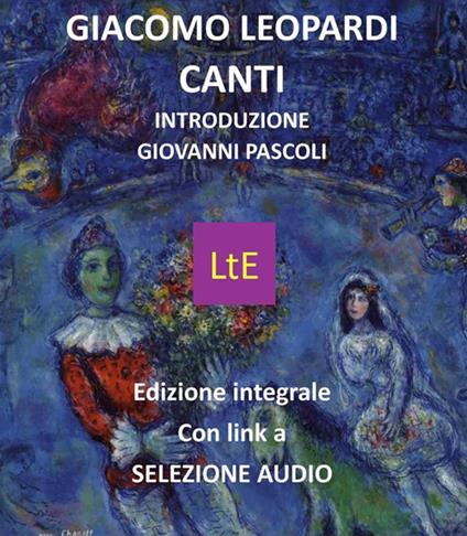 Canti. Ediz. integrale - Giacomo Leopardi - ebook