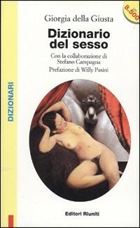 Dizionario del sesso - Giorgia Della Giusta - copertina