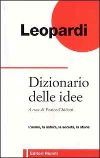 Dizionario delle idee - Giacomo Leopardi - copertina