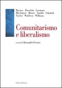  Comunitarismo e liberalismo - copertina