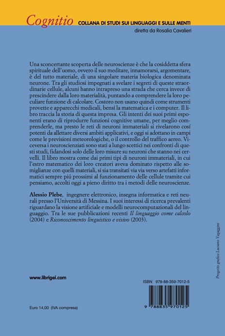 Neuroni immateriali - Alessio Plebe - 2
