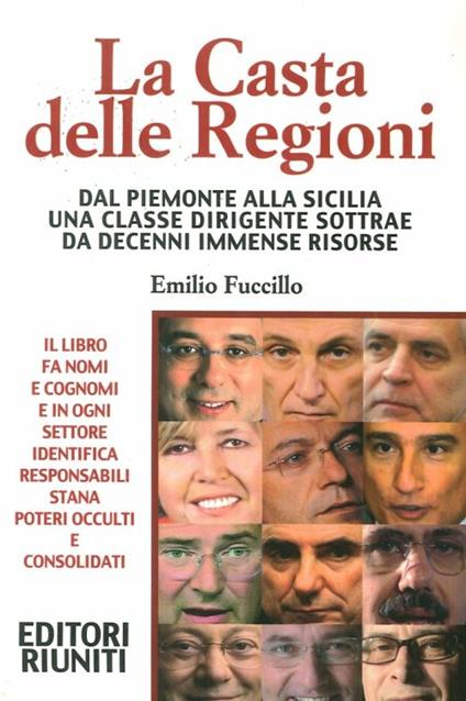 La casta delle regioni - Emilio Fuccillo - copertina