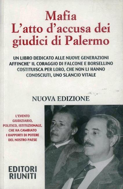 Mafia l'atto d'accusa dei giudici di Palermo - copertina