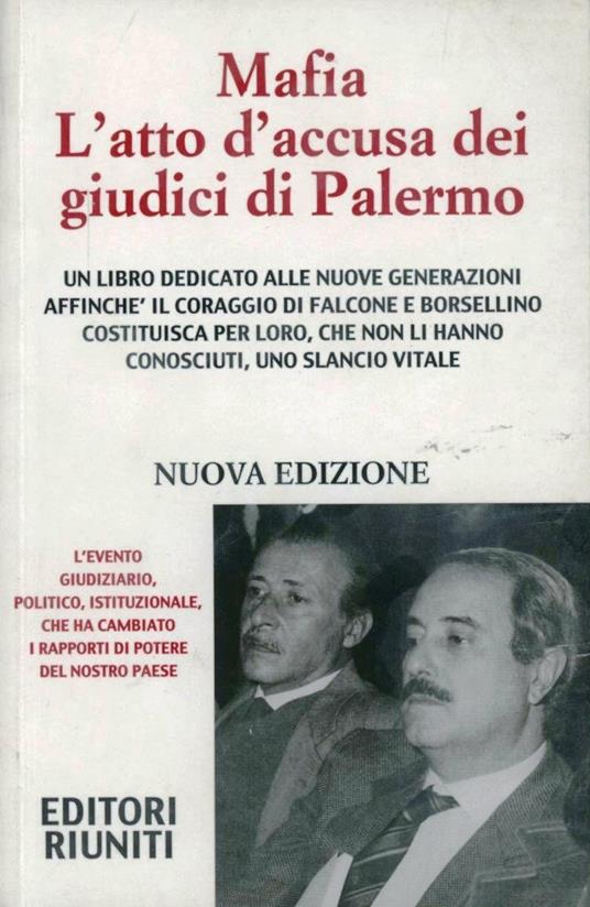 Mafia l'atto d'accusa dei giudici di Palermo - copertina
