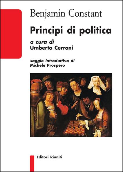 Principi di politica - Benjamin Constant - copertina