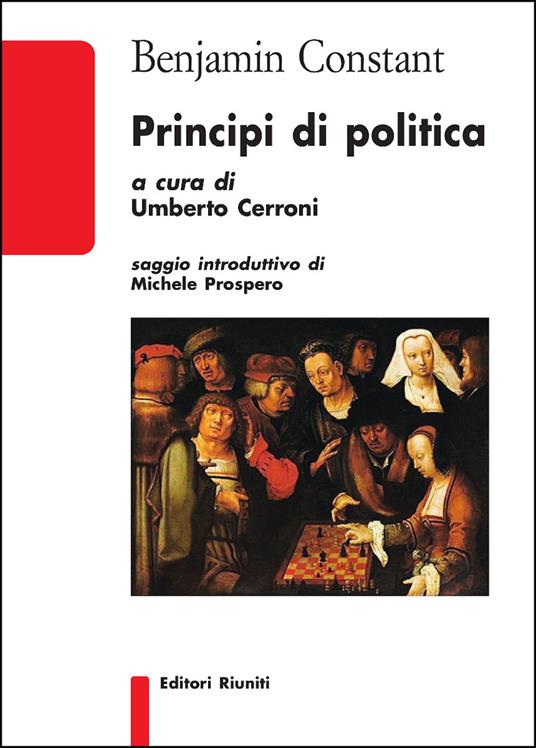 Principi di politica - Benjamin Constant - copertina