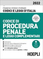 Codice di procedura penale e leggi complementari 2022