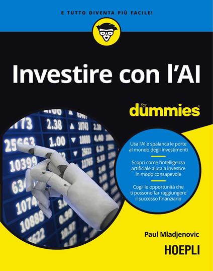 Investire con l'AI for dummies - Paul Mladjenovic - copertina
