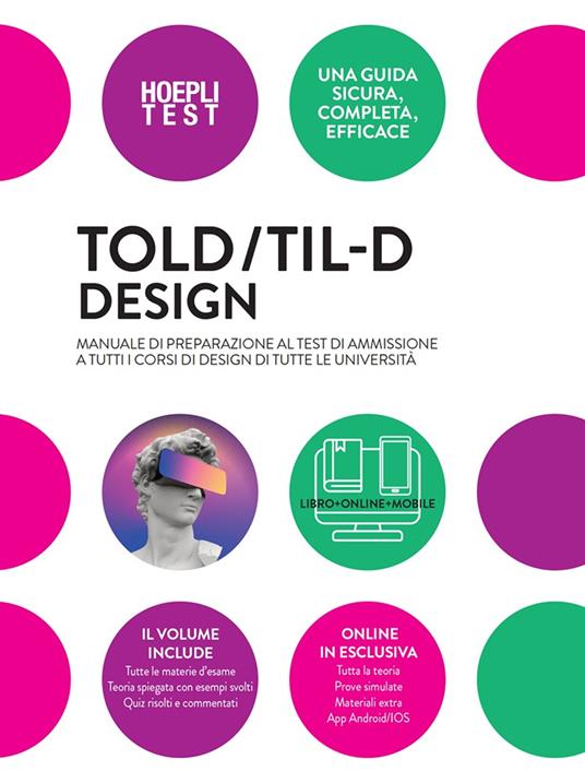 TOLD/TIL-D Design. Manuale di preparazione al test di ammissione a tutti i corsi di Design di tutte le università. Con espansione online - copertina