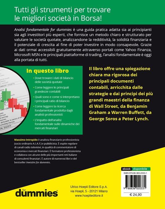 Analisi fondamentale for dummies - Massimo Intropido - 2