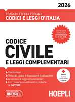 Libro Codice civile e leggi complementari 2026. Nuova ediz. Luigi Franchi Virgilio Feroci Santo Ferrari