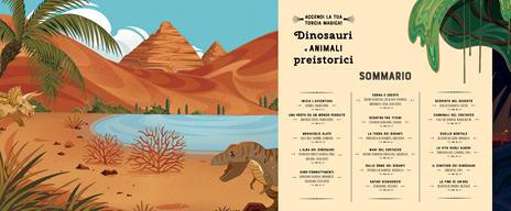Dinosauri e animali preistorici. Ediz. a colori. Con torcia magica - Emily Hawkins - 2