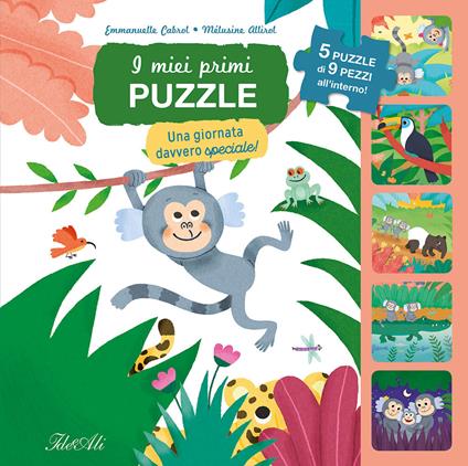 Una giornata davvero speciale! I miei primi puzzle. Ediz. a colori - Emmanuelle Cabrol,Mélusine Allirol - copertina