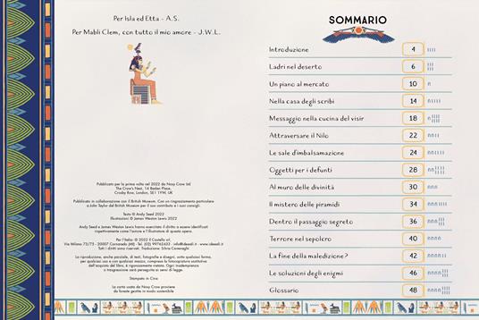 La maledizione dei ladri di tombe. Un mistero da risolvere nell'Antico Egitto. Ediz. a colori - Andy Seed - 2