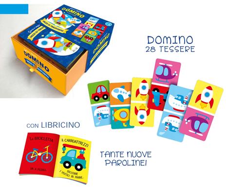 Mezzi di trasporto. Domino dei piccoli. Ediz. a colori. Con 28 tessere - 2