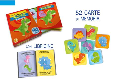 Dinosauri. Gioco di memoria. Trova le coppie! Ediz. a colori. Con 52 carte di memoria - 2