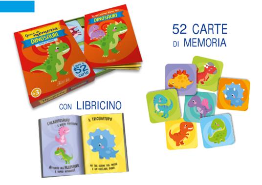 Dinosauri. Gioco di memoria. Trova le coppie! Ediz. a colori. Con 52 carte di memoria - 2