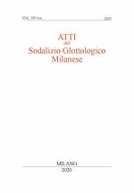 Atti del sodalizio glottologico milanese. Nuova serie (2019). Vol. 14