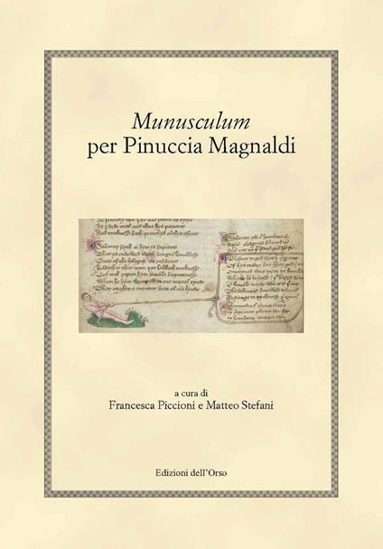 Munusculum. Per Pinuccia Magnaldi. Ediz. greca, latina e italiana - copertina