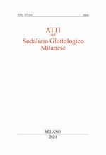Atti del sodalizio glottologico milanese. Nuova serie (2020). Ediz. critica. Vol. 15