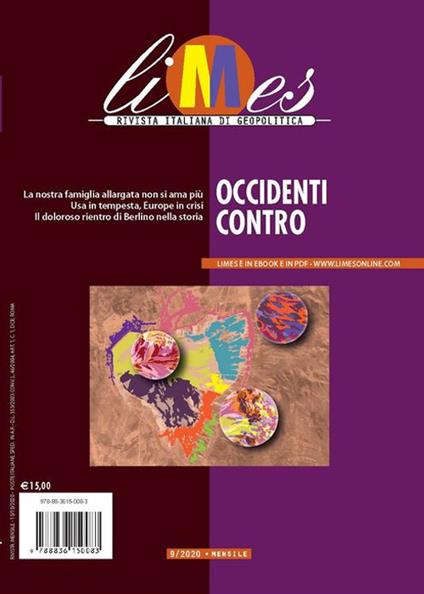 Limes. Rivista italiana di geopolitica (2020). Vol. 9: Occidenti contro - copertina