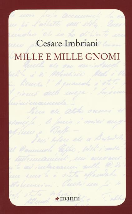Mille e mille gnomi - Cesare Imbriani - copertina