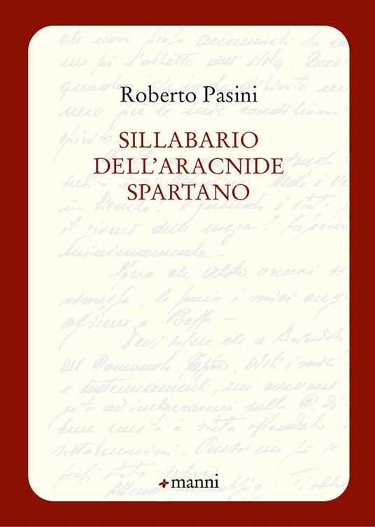 Sillabario dell'aracnide spartano - Roberto Pasini - copertina