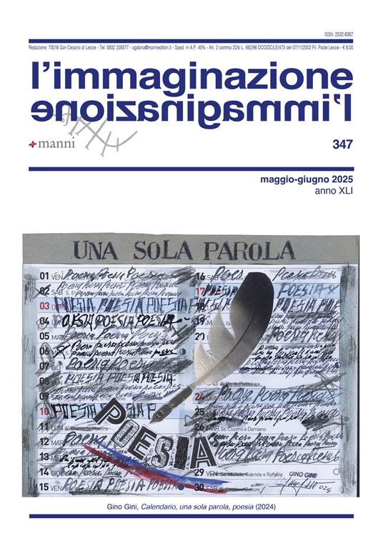L'immaginazione (2025). Vol. 347: Maggio-Giugno - copertina