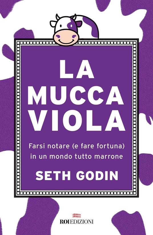 Copertina libro La mucca viola“, di S. Godin