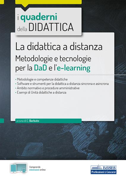 La didattica a distanza. Metodologie e tecnologie per la DaD e l’e-learning. Con espansione online - Emiliano Barbuto - copertina