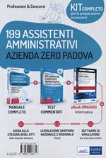 Concorso 199 assistenti amministrativi (Cat. C) Azienda Zero Regione Veneto. Kit completo