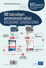 Kit concorso 98 Istruttori amministrativi Regione Sardegna. Volumi per la preparazione completa al concorso. Con ebook: La prova di informatica. Con software di simulazione