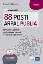 Concorsi 88 posti ARPAL Puglia