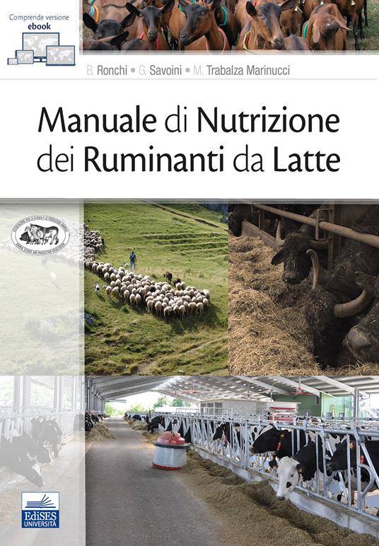 Manuale di nutrizione dei ruminanti da latte - copertina