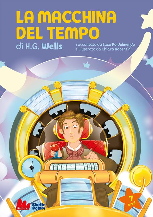La macchina del tempo di Herbert George Wells - Luca Poldelmengo - copertina