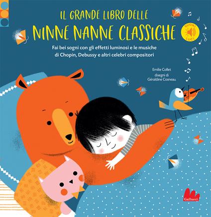 Il grande libro delle ninne nanne classiche. Ediz. a colori - Emilie Collet - copertina