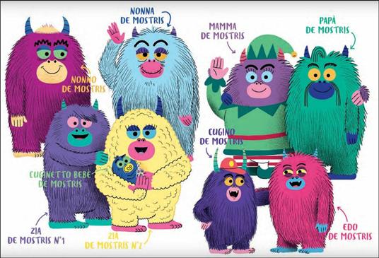 La famiglia de Mostris festeggia natale-Ha paura del buio. Ediz. a colori - Falzar - 2