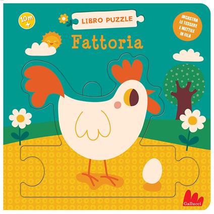 Fattoria. Libro puzzle. Ediz. a colori - Rikky Schrever - copertina