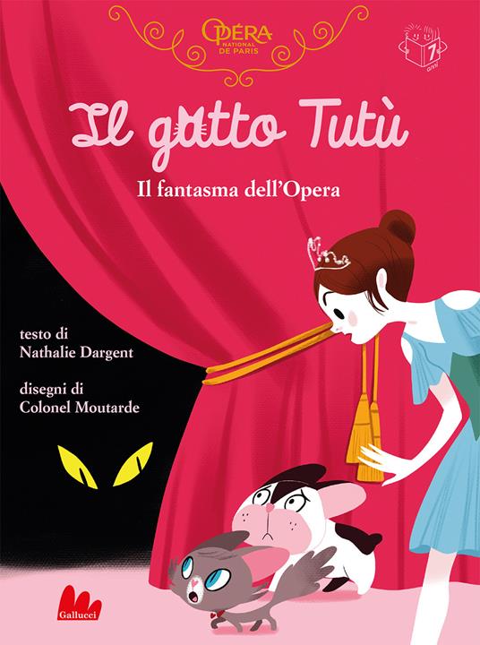 Il gatto Tutù. Il fantasma dell’Opéra. Ediz. a colori - Nathalie Dargent - copertina