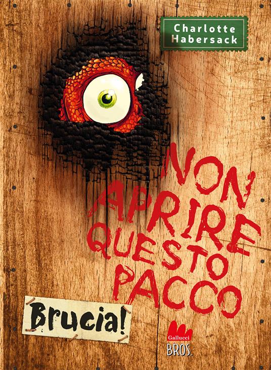 Non aprire questo pacco. Brucia!        - Charlotte Habersack - copertina