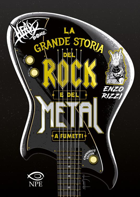 Heavy Bone. La grande storia del rock e del metal a fumetti. Omnibus edition - Enzo Rizzi - copertina